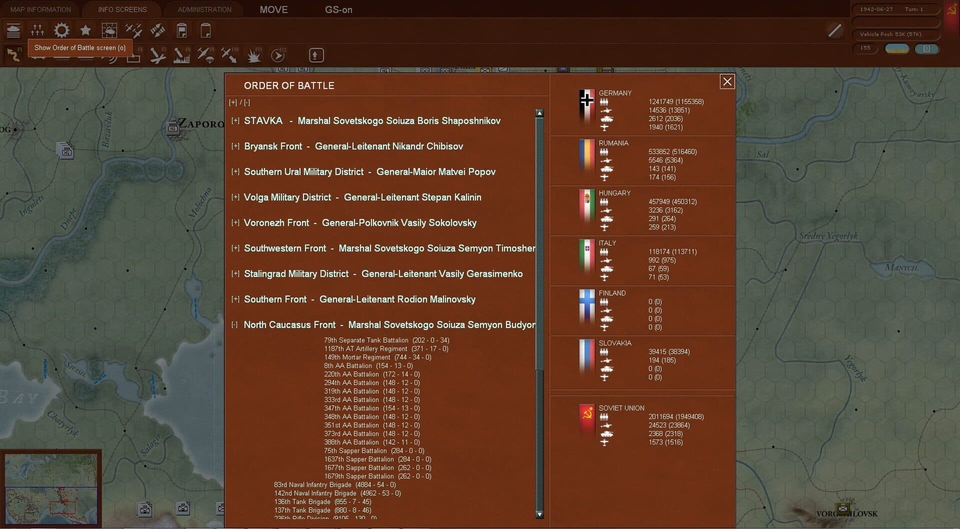 Gary Grigsby's War in the East screenshot 4