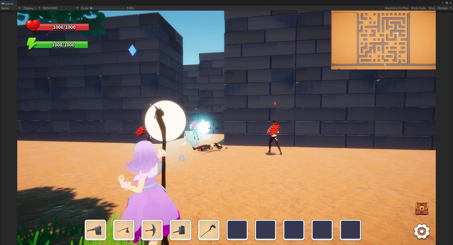 Claria's Great Maze screenshot 2