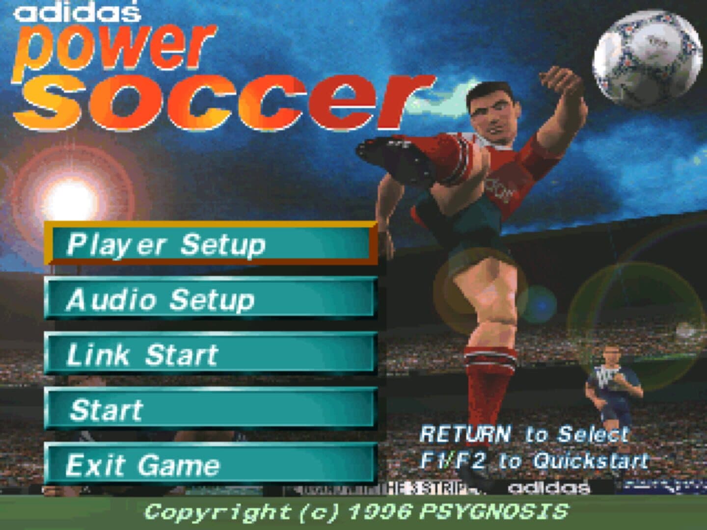 Adidas Power Soccer screenshot 1